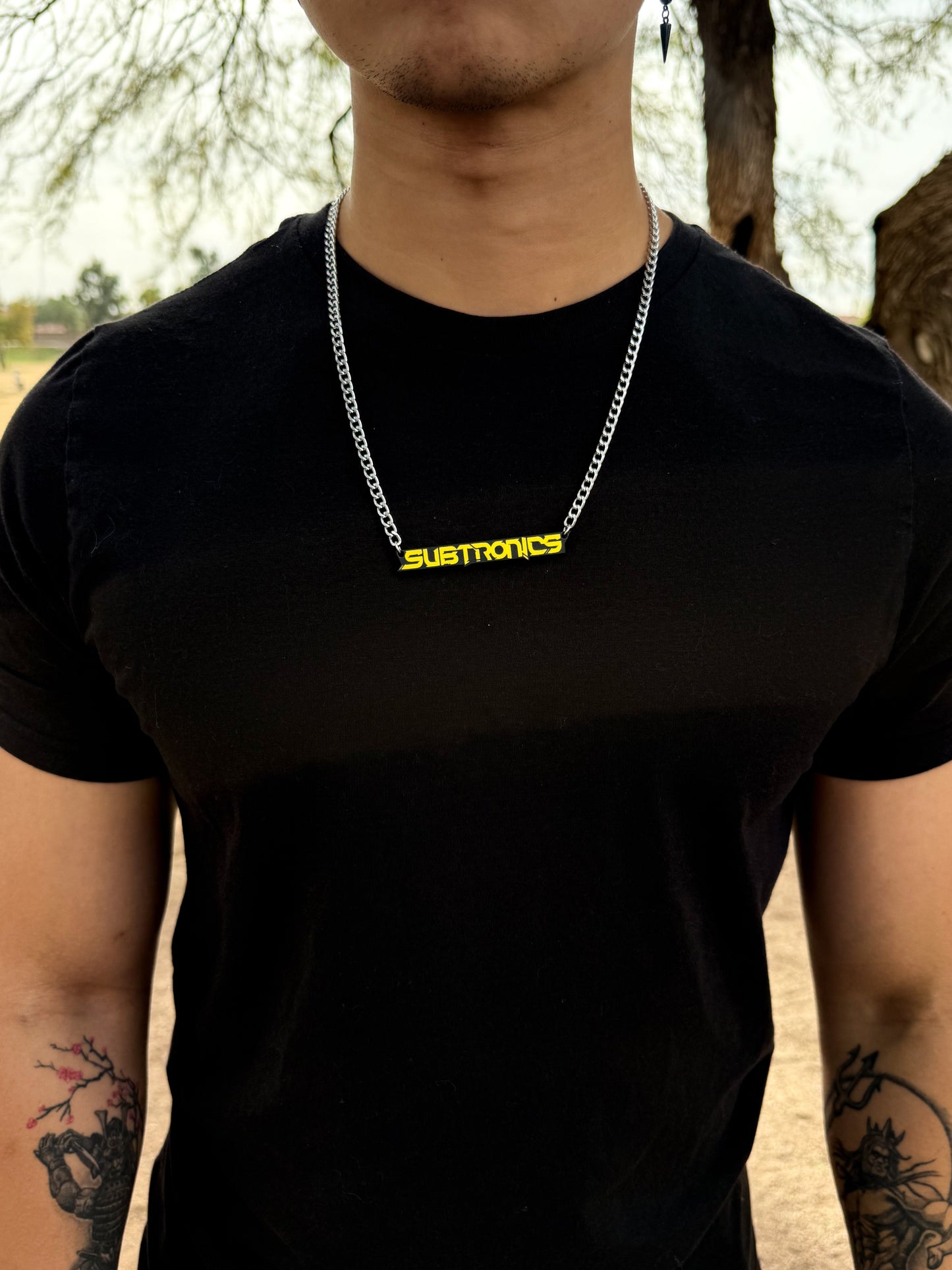 Subtronics Nameplate Necklace