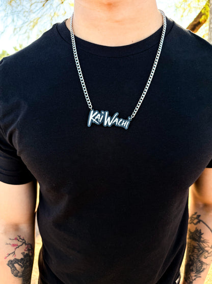 Kai Wachi Nekrosis Nameplate Necklace