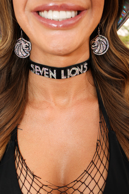 Seven Lions Choker - Silver Holo