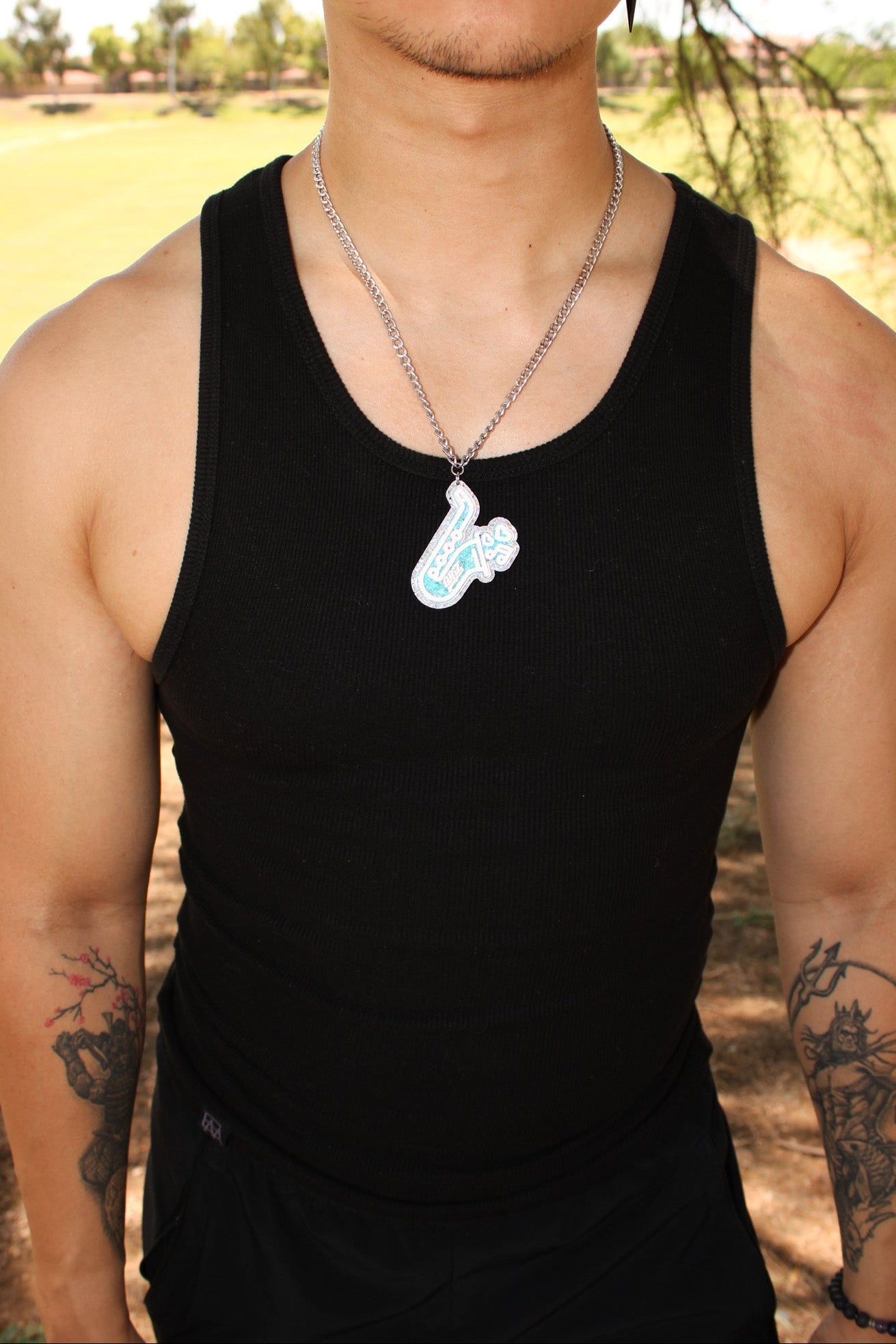 GRiZ SAXORiDDiM Logo Necklace