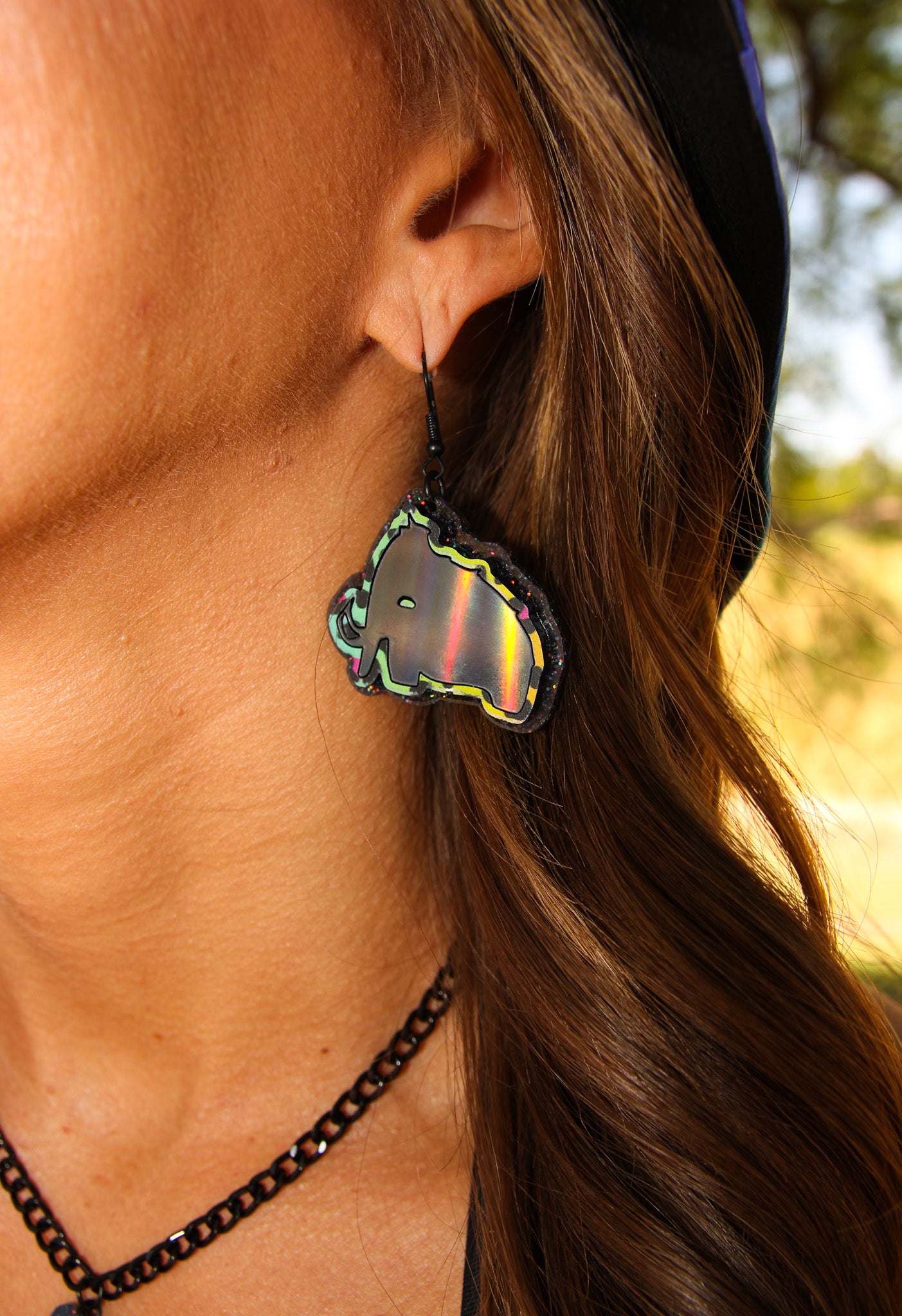 Wooli Earrings - Rainbow