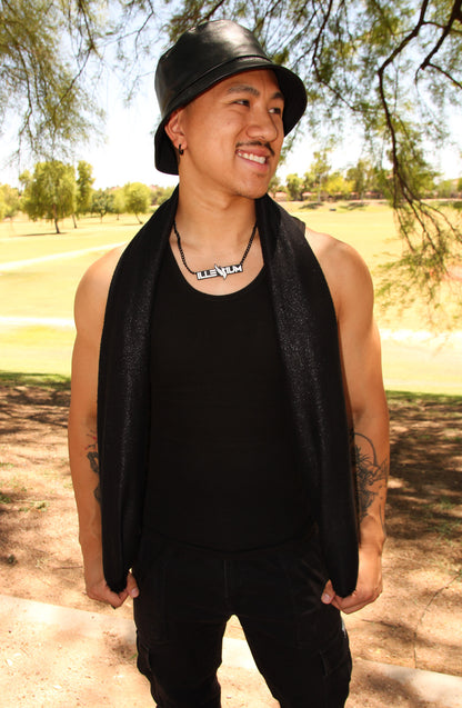 Illenium Nameplate Necklace - B&W