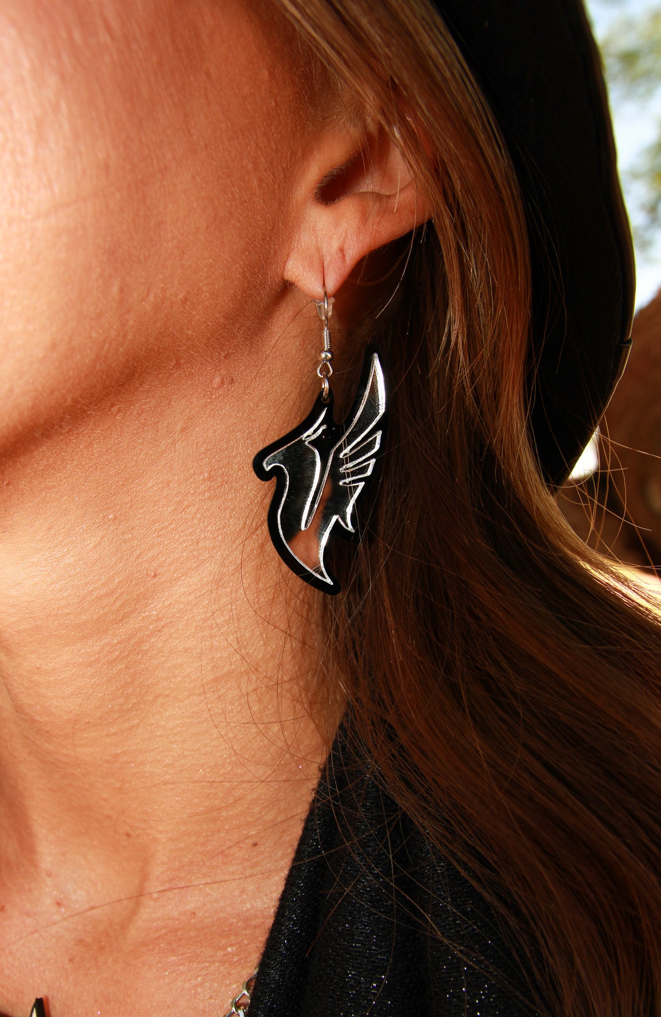 Illenium Earrings - Silver Mirror