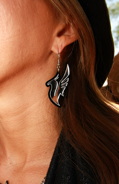 Illenium Earrings - Silver Mirror
