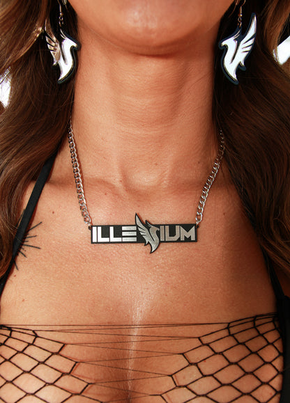 Illenium Nameplate Necklace - Silver