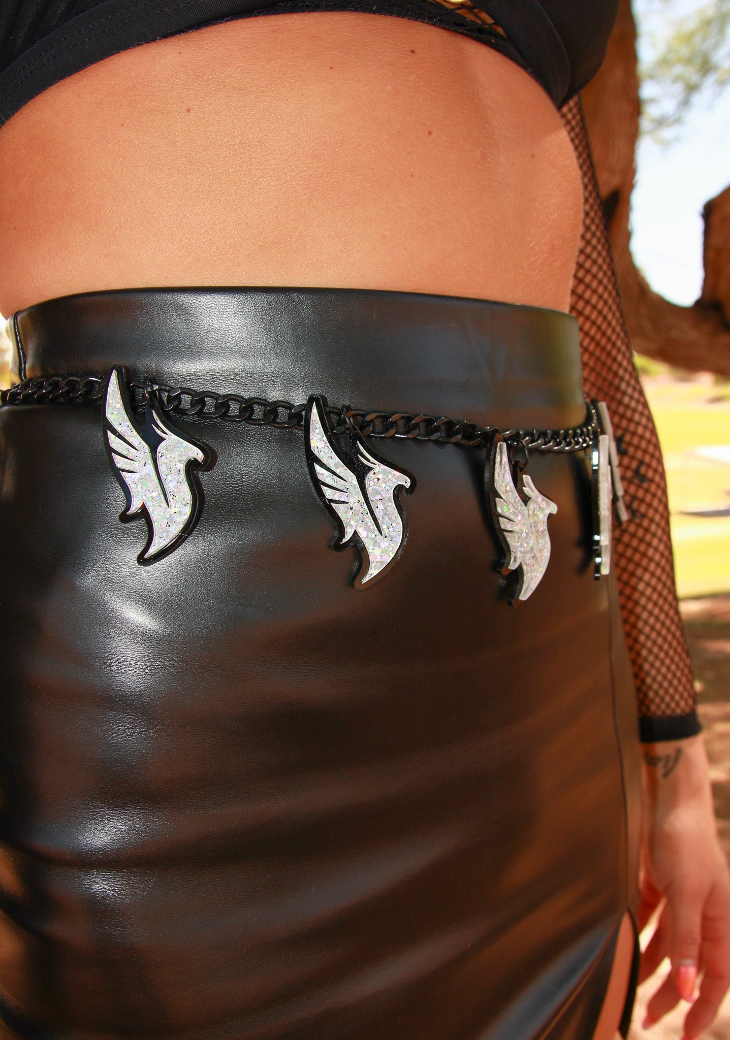 Illenium Belt - Iridescent Glitter