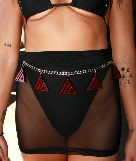 ATLiens Belt - Red Sparkle