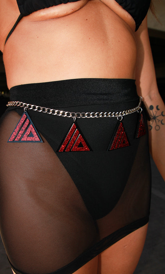ATLiens Belt - Red Sparkle