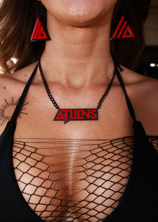 ATLiens Nameplate Necklace