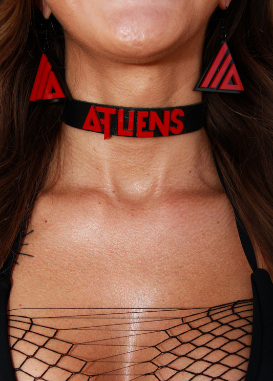 ATLiens Choker - Red