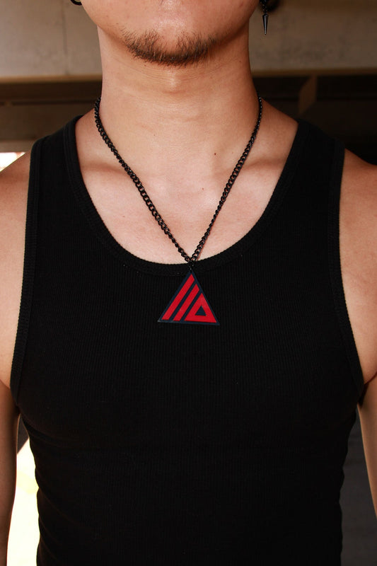 ATLiens Logo Necklace - Red Opaque