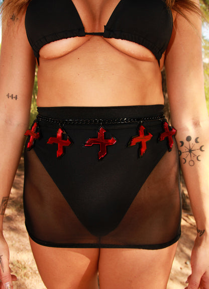 X Belt - Red Mirror