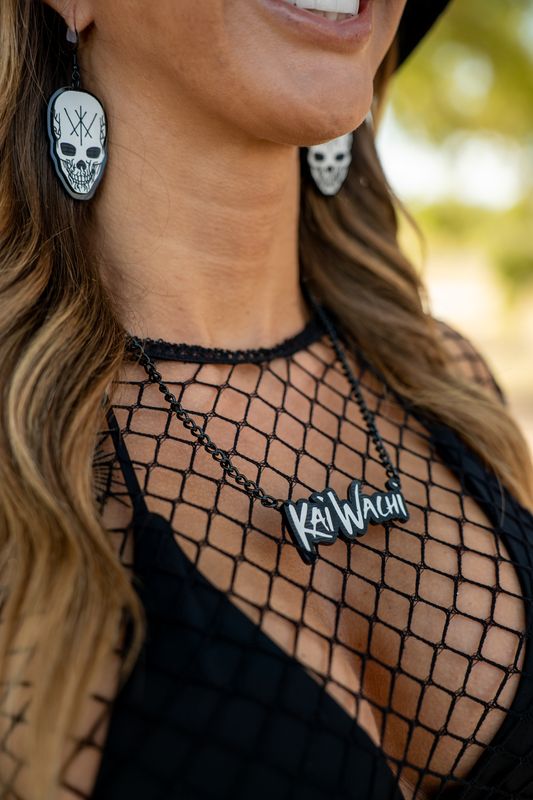 Kai Wachi Nekrosis Nameplate Necklace