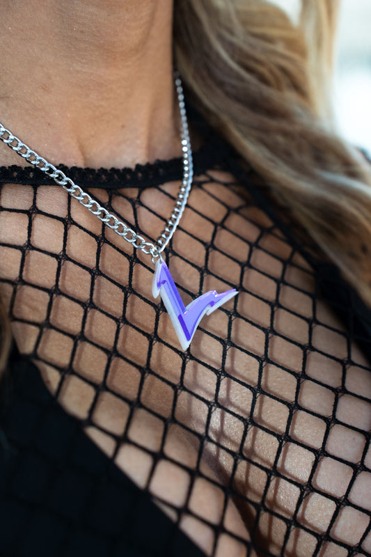LAYZ 'L' Necklace - Lavender