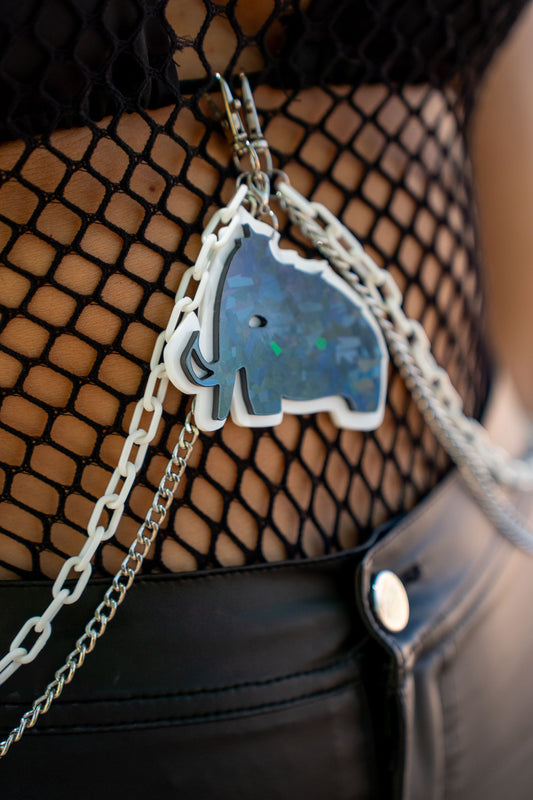 Wooli Body Chains - Dark Holographic